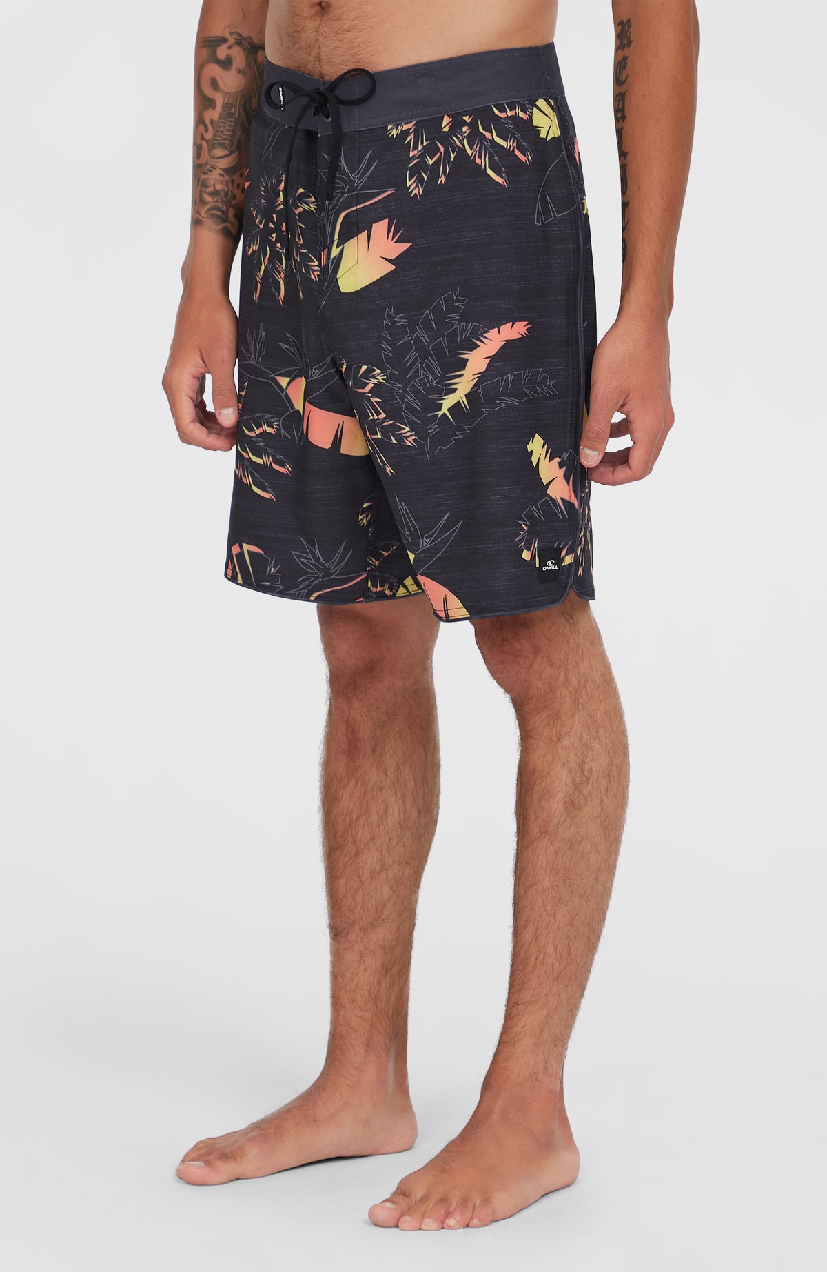Hyperfreak Mysto Scallop 19'' Boardshorts | Black Mysto Scallop