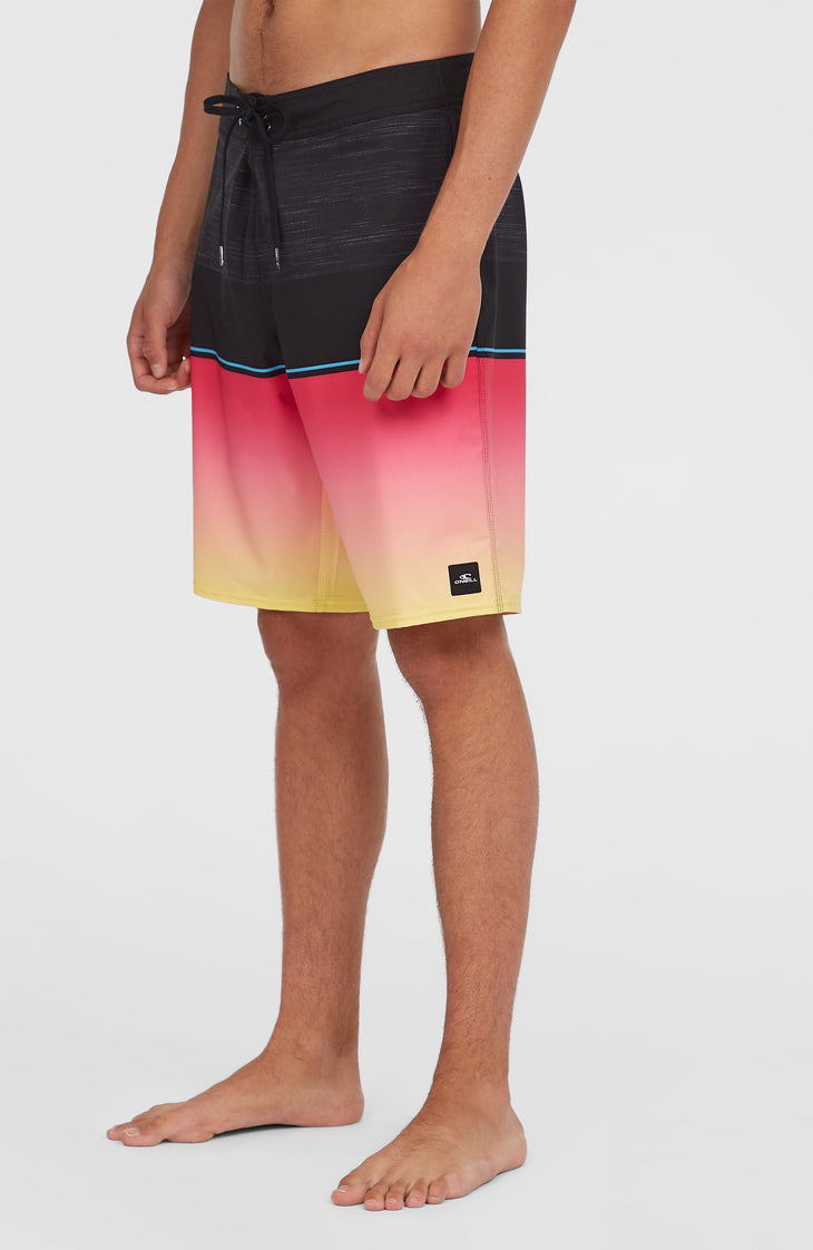 Hyperfreak Heat Block 21'' Boardshorts | Fuchsia Heat Block