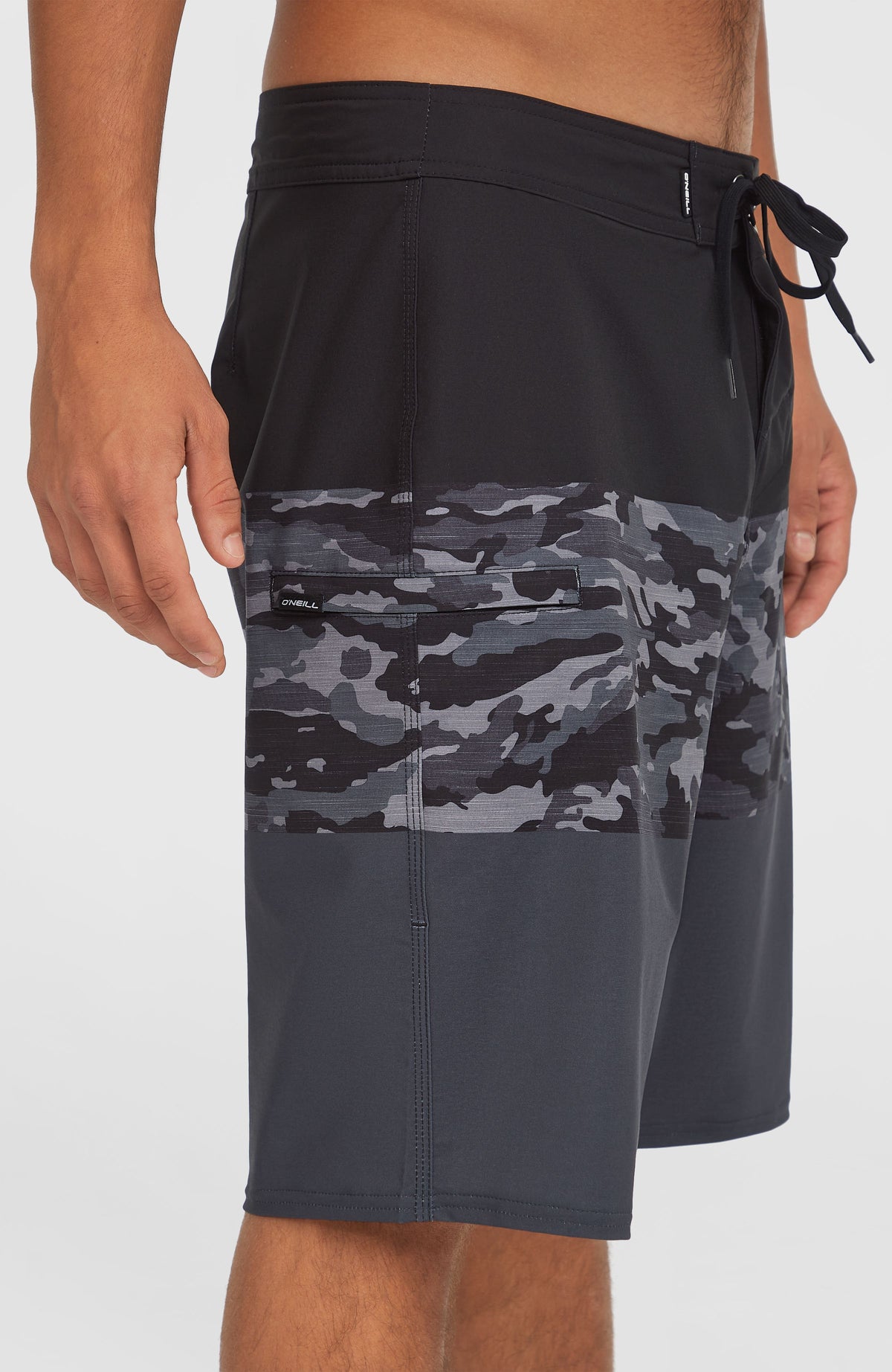 Hyperfreak Heat Block 21'' Boardshorts | Black Camo Heat Block