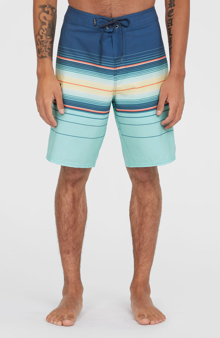Hyperfreak Heat Stripe 21'' Boardshorts | Indigo Heat Stripe