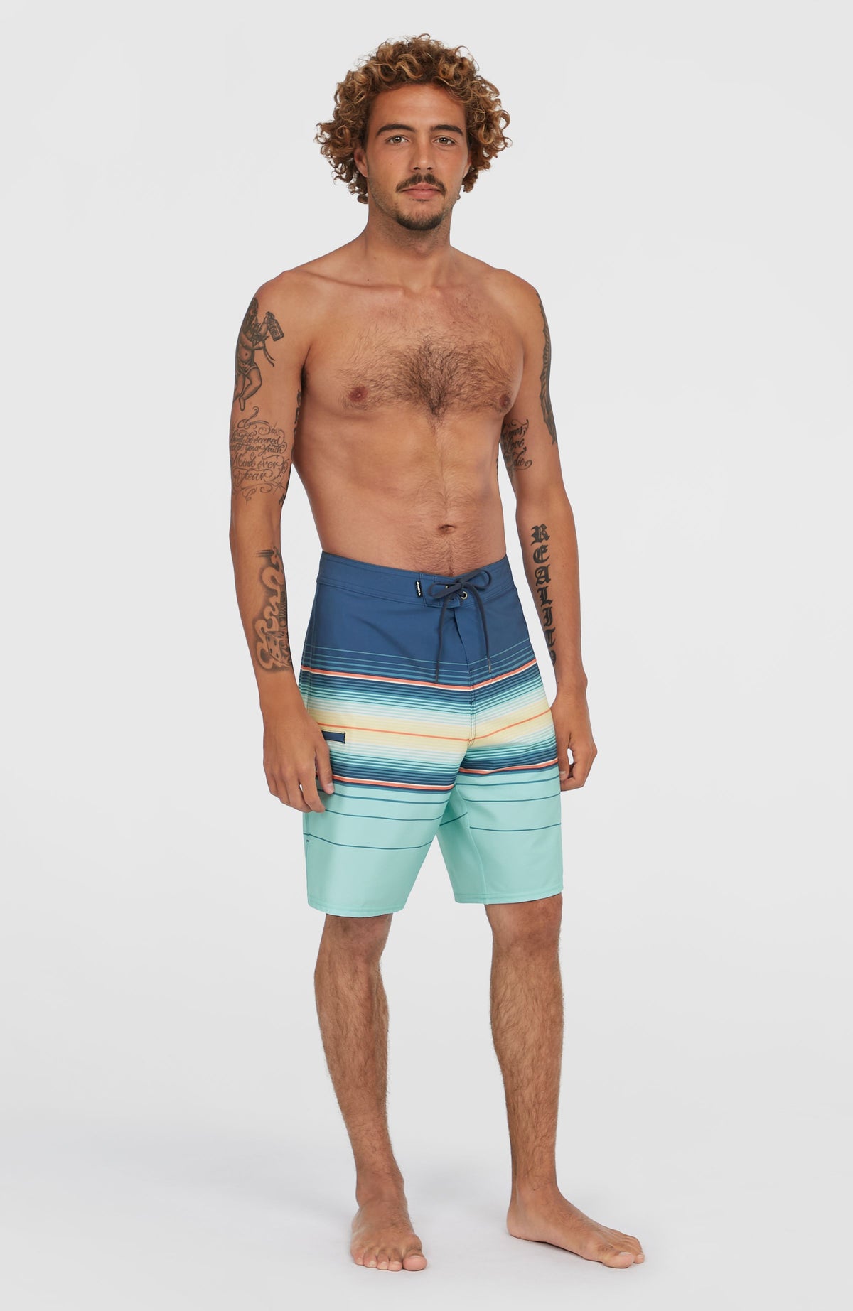 Hyperfreak Heat Stripe 21'' Boardshorts | Indigo Heat Stripe