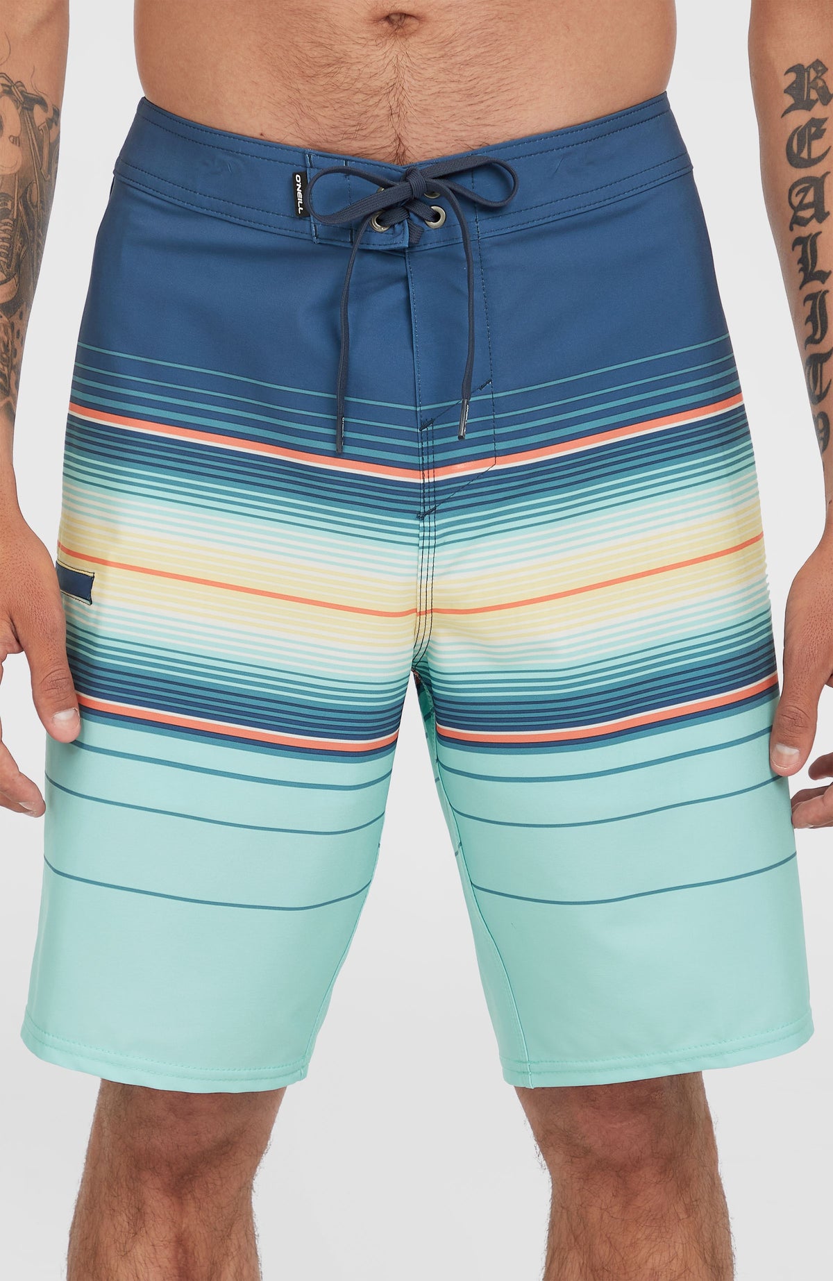 Hyperfreak Heat Stripe 21'' Boardshorts | Indigo Heat Stripe