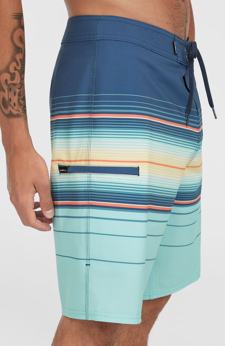 Hyperfreak Heat Stripe 21'' Boardshorts | Indigo Heat Stripe