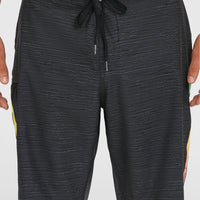 Superfreak 20'' Boardshorts | Black Multi Colour Panel