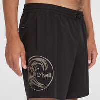 O'Riginals Cali Ocean 16'' Swim Shorts | Black Out