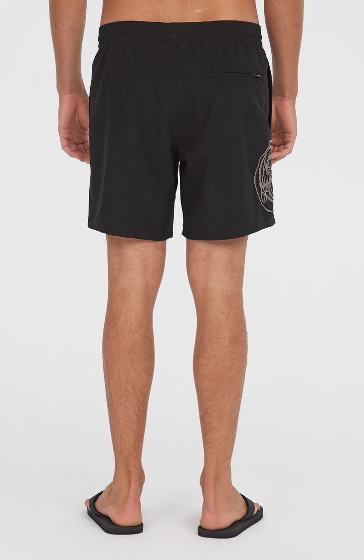 O'Riginals Cali Ocean 16'' Swim Shorts | Black Out