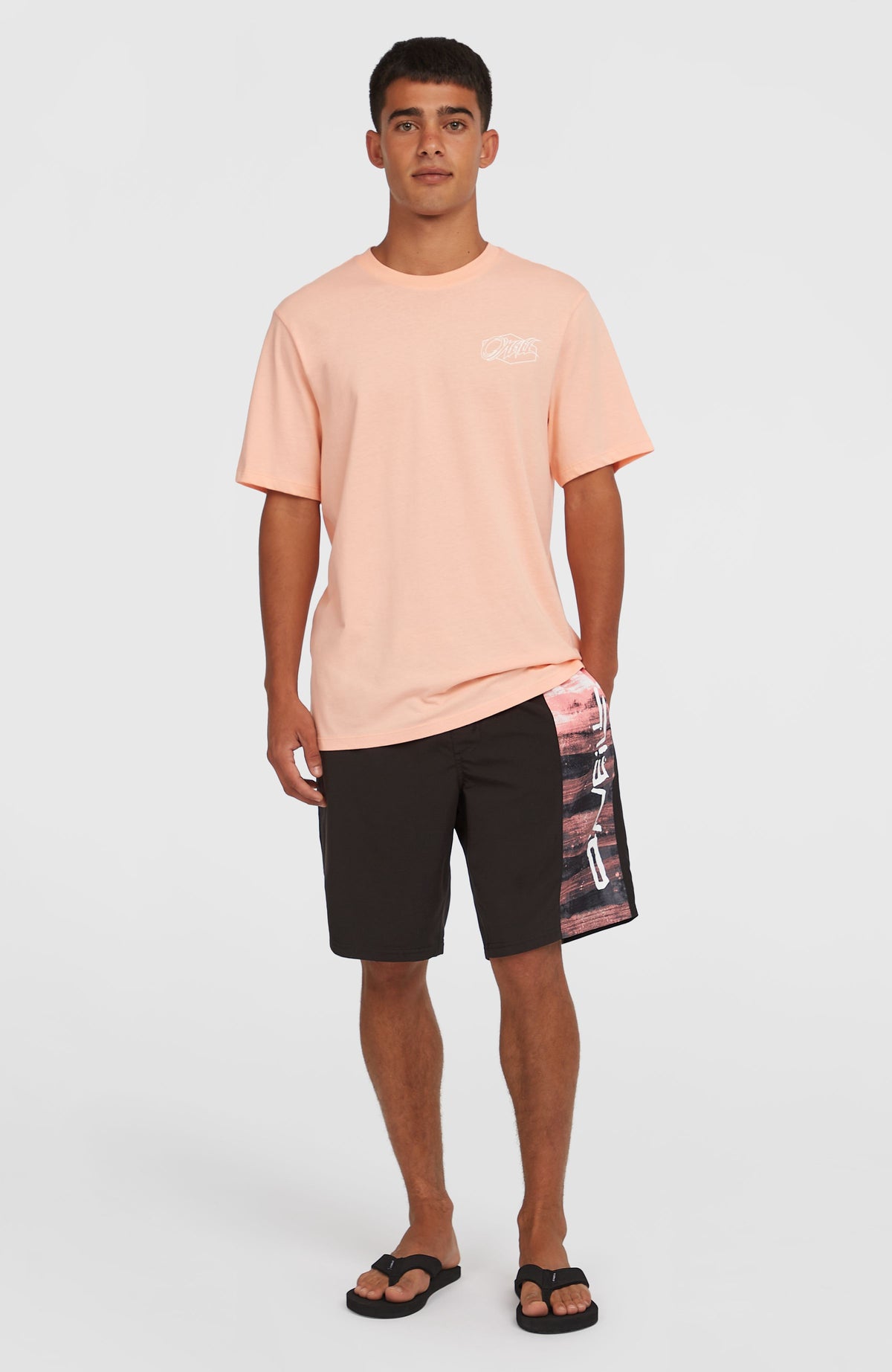Retro 19'' Swim Shorts | Coral Melted Texture