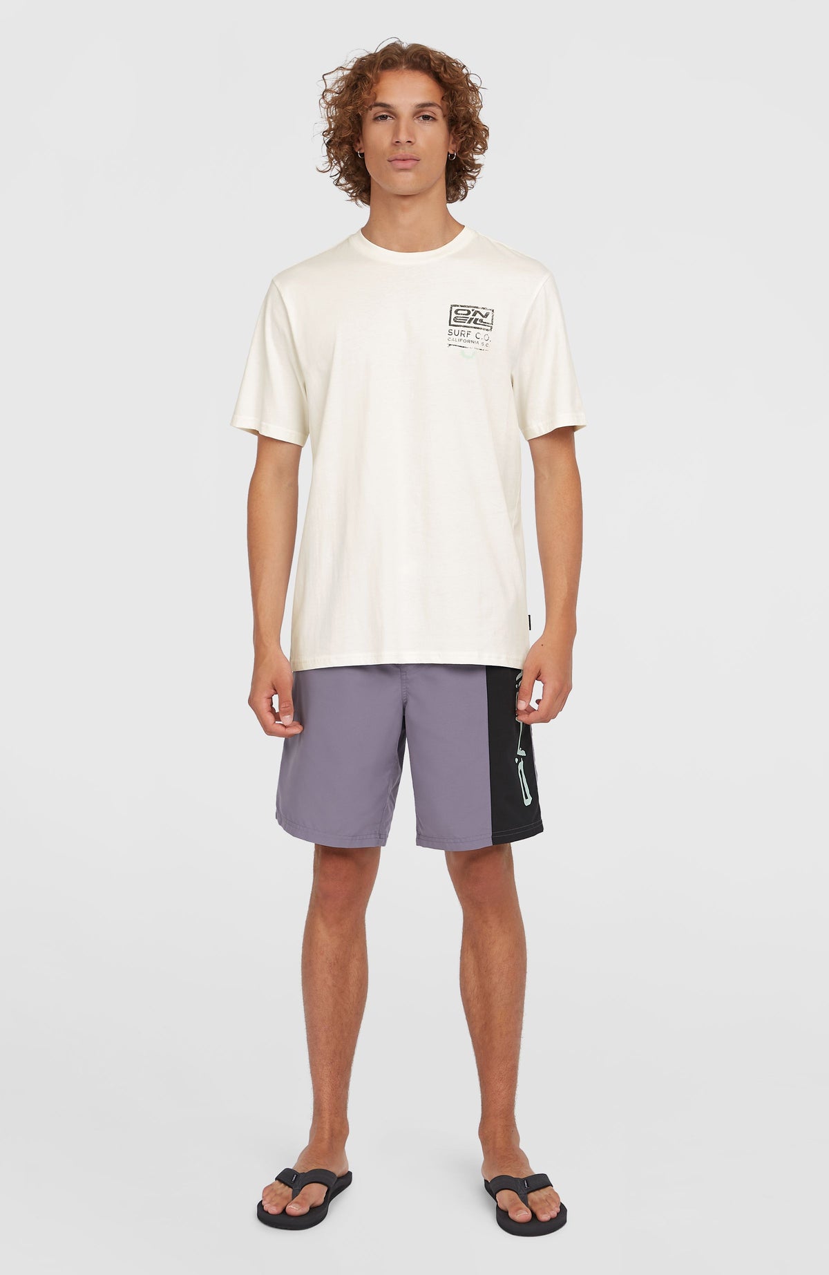 Retro 19'' Swim Shorts | Storm Colour Block