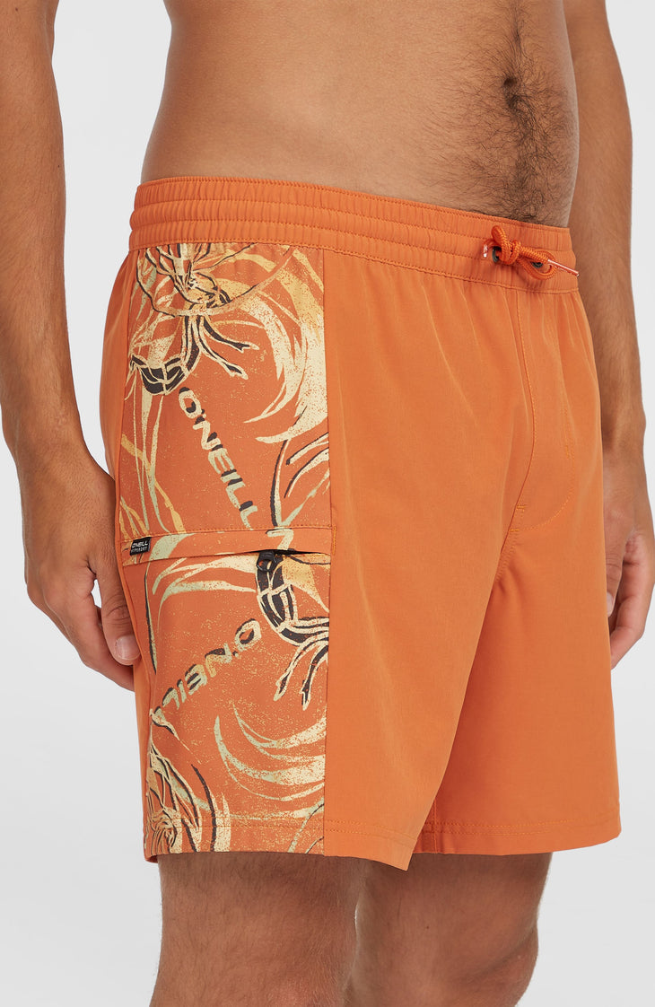 O'Riginals Side Panel 16'' Swim Shorts | Orange Originals
