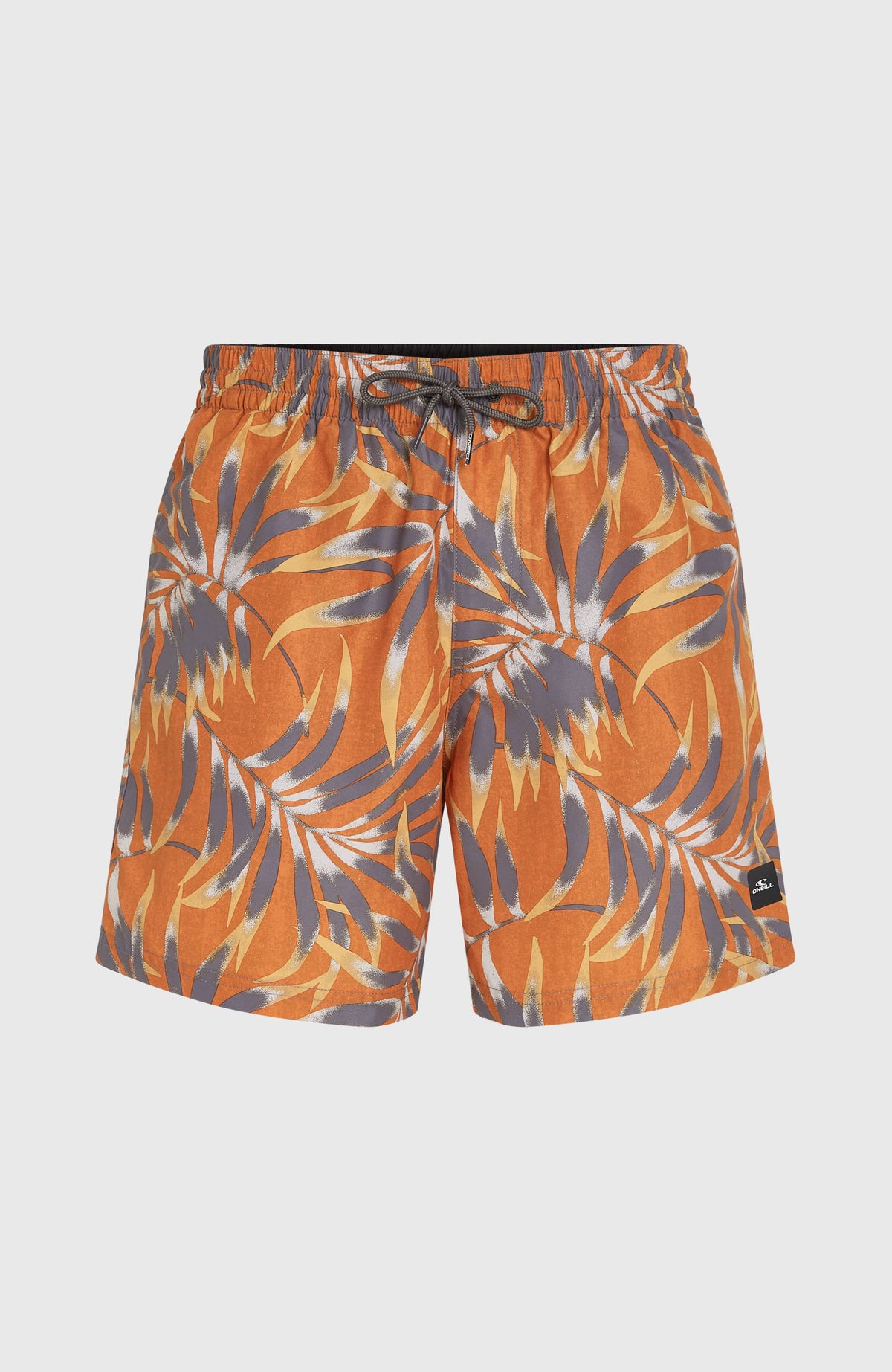 Cali Floral 16'' Swim Shorts | Orange Dipped Leaves