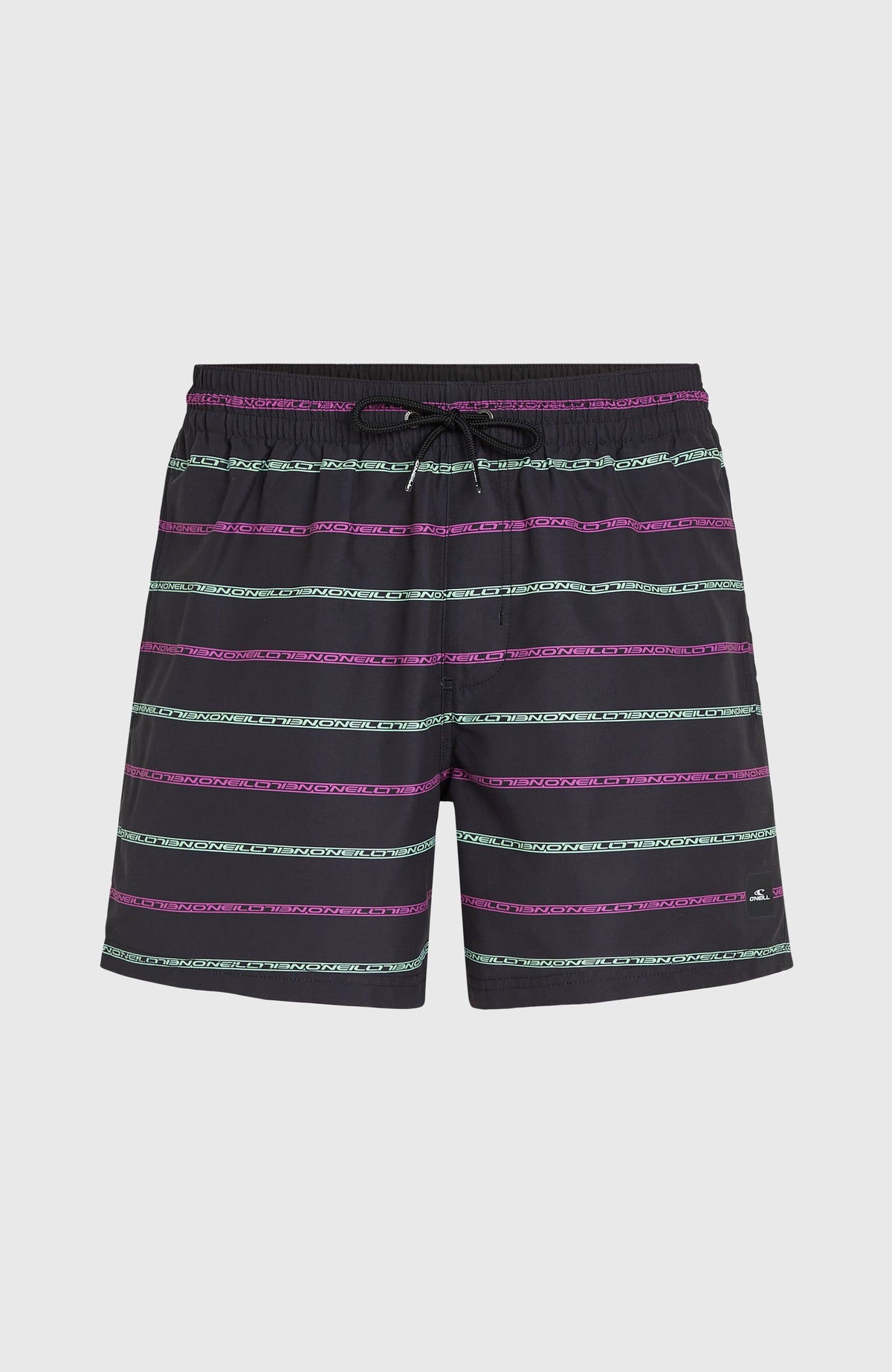 Cali First 15'' Swim Shorts | Black/Purple O'Neill Stripe