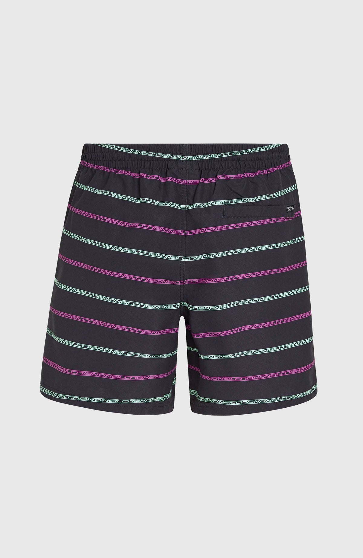 Cali First 15'' Swim Shorts | Black/Purple O'Neill Stripe