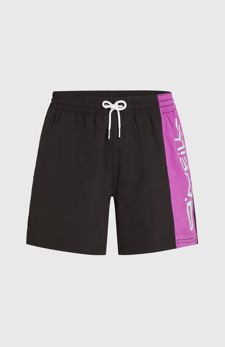 Retro 14'' Swim Shorts | Digitalis Colour Block