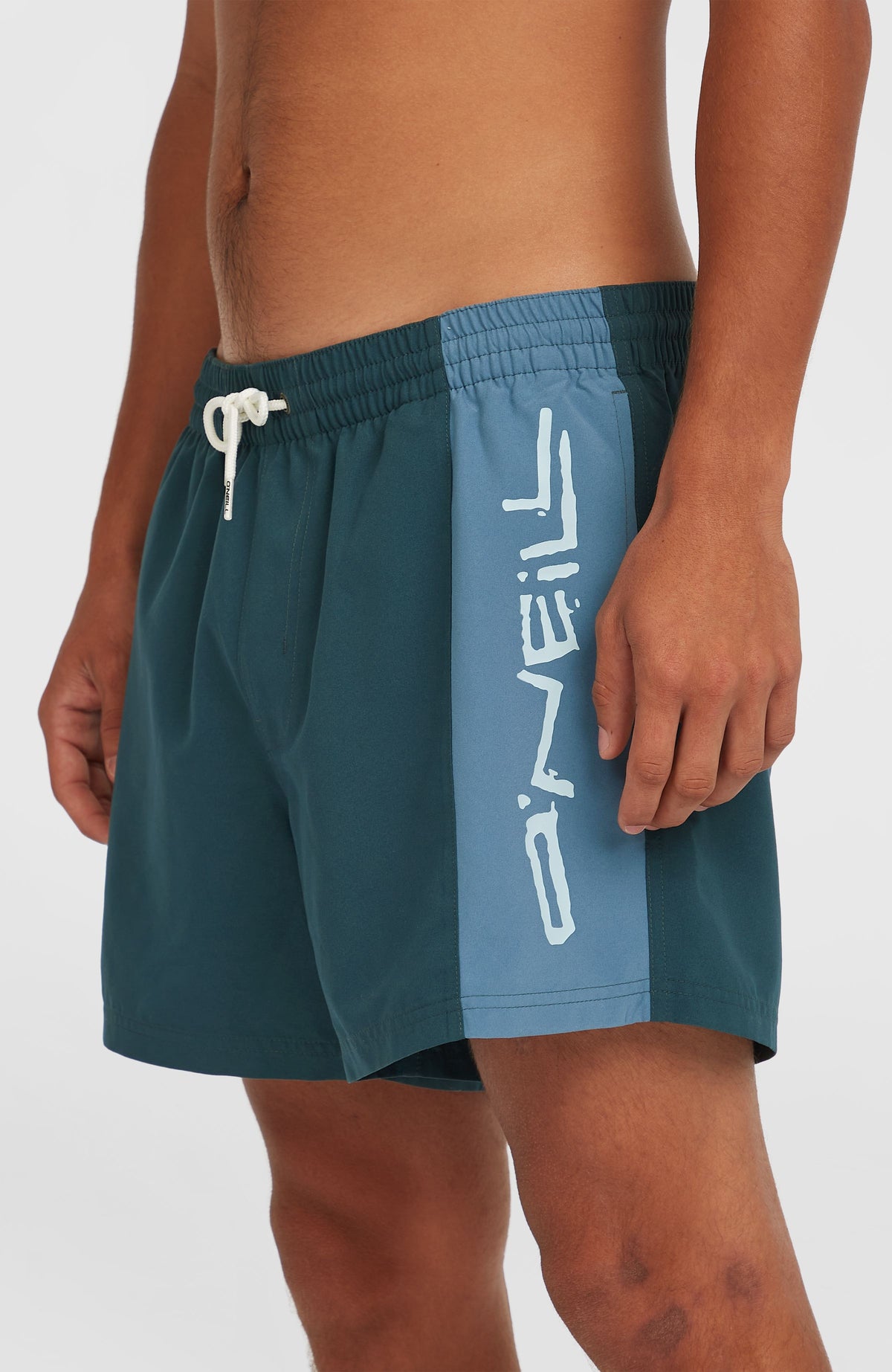 Retro 14'' Swim Shorts | Alma Steel Colour Block
