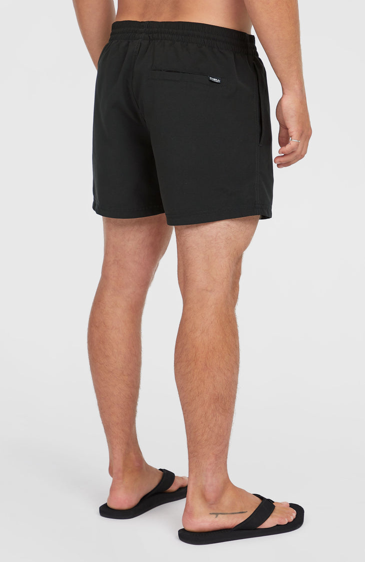 Retro 14'' Swim Shorts | Black Out Colour Block