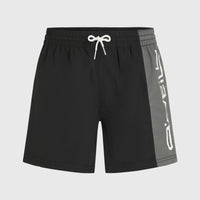 Retro 14'' Swim Shorts | Black Out Colour Block