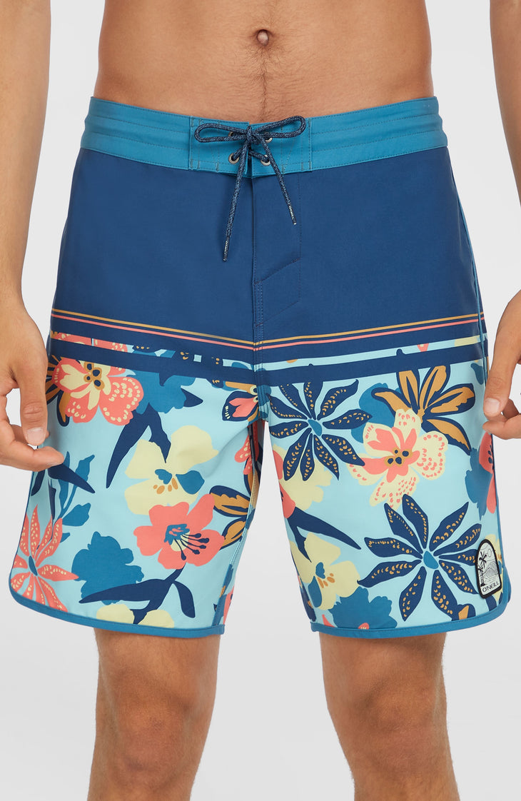 Cruzer Scallop 18'' Boardshorts | Indigo Scallop