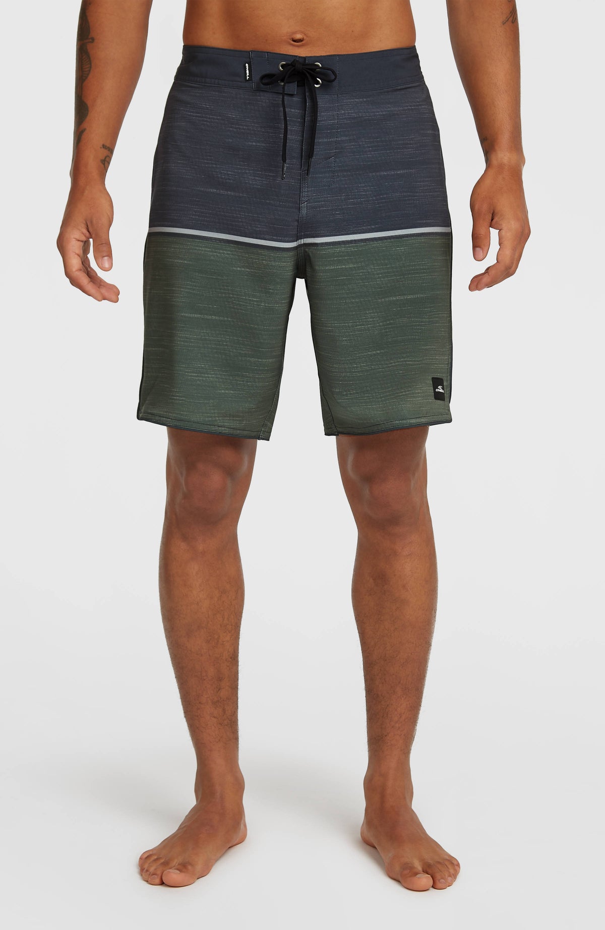 Hyperfreak Mysto Block 19'' Boardshorts | Dark Olive Mysto Block
