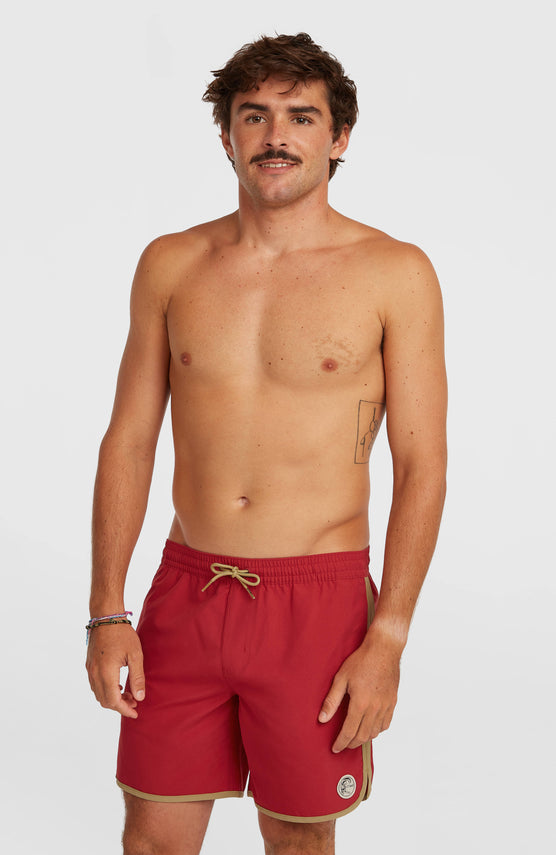 O'Riginals Scallop 16" Swimshorts | Midnight Poppy