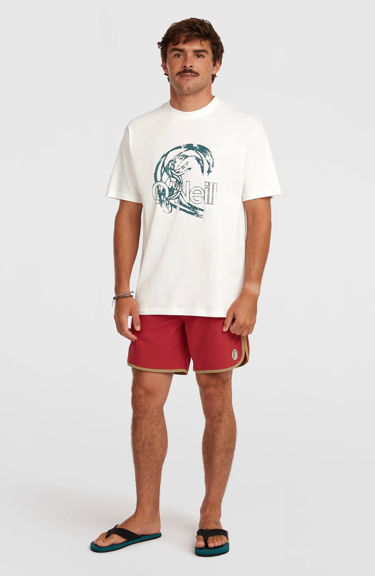 O'Riginals Scallop 16'' Swimshorts | Midnight Poppy