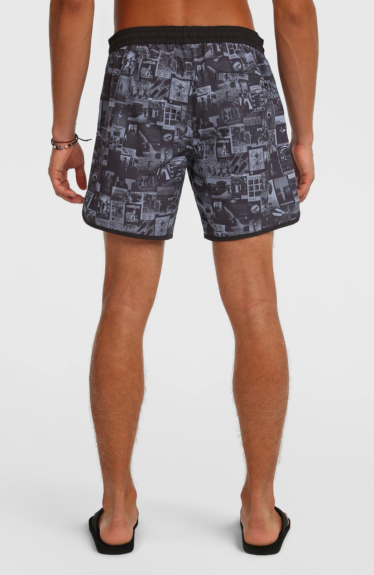 O'Riginals Scallop 16'' Swimshorts | Black Out Heritage AOP