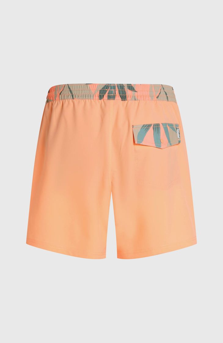 Pocket Print 16'' Swimshorts | Funky Peach