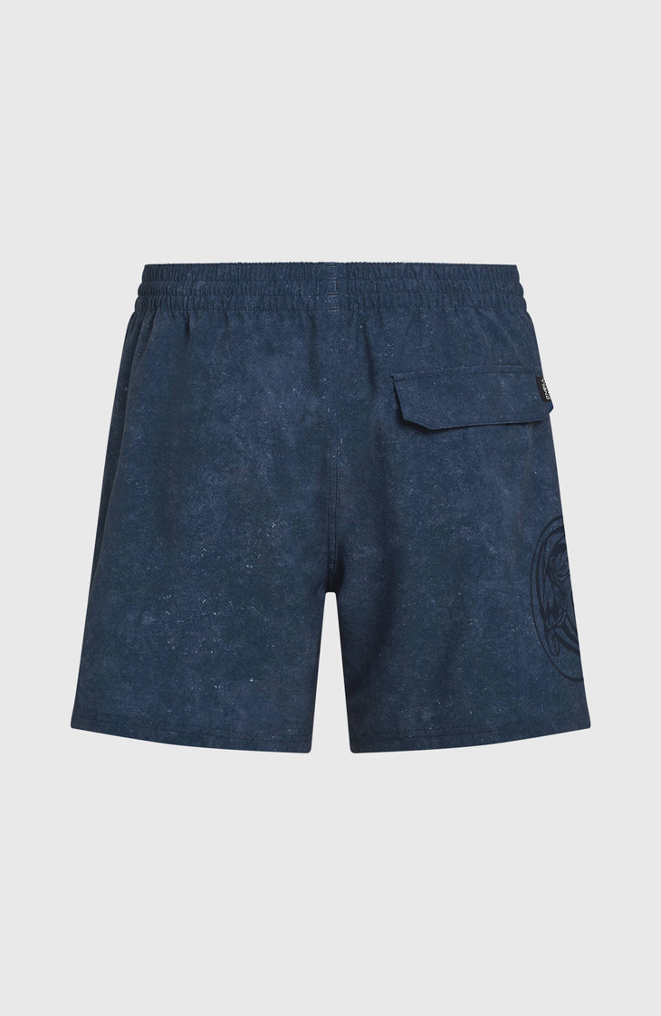 O'Riginals Cali Ocean 16'' Swimshorts | Dark Blue Originals Acid Wash