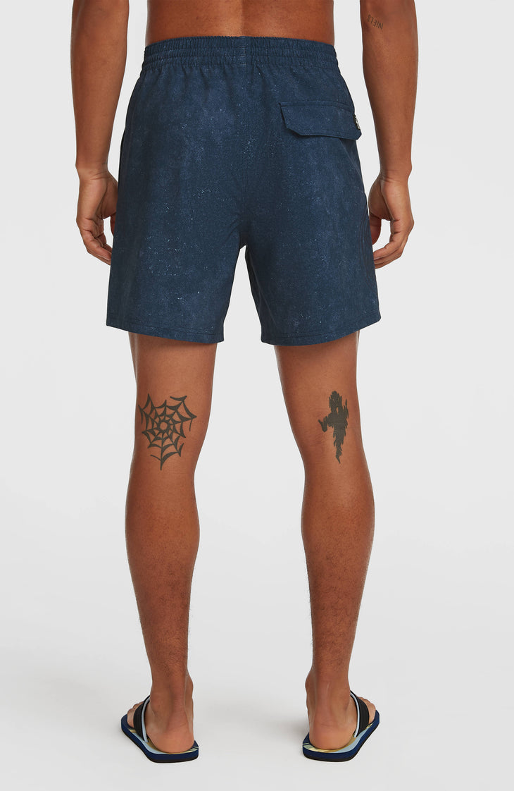 O'Riginals Cali Ocean 16'' Swimshorts | Dark Blue Originals Acid Wash