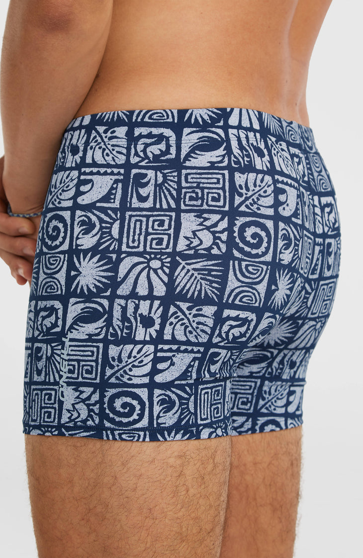 Essentials All-Over-Print Racer | Dark Blue Bricks