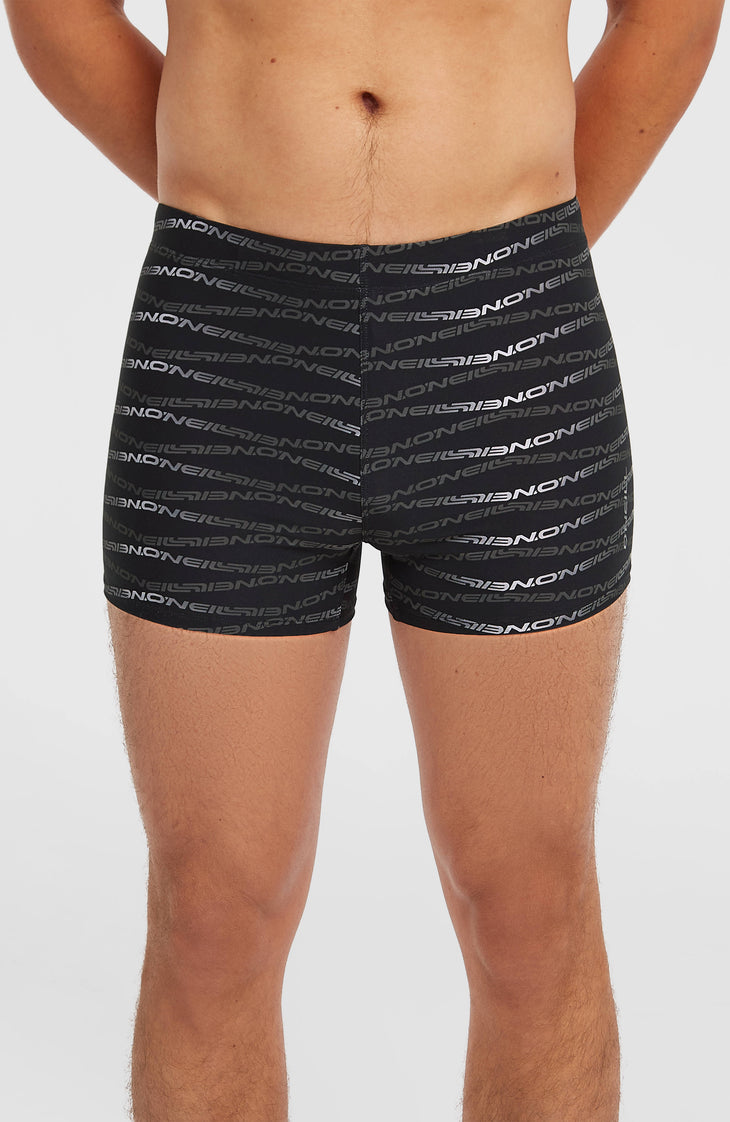 Essentials All-Over-Print Racer | Black Boys Gradient Stripe