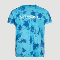 Oakes T-Shirt | Bright Blue Tie Dye