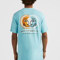 Sunface T-Shirt | Blue Topaz