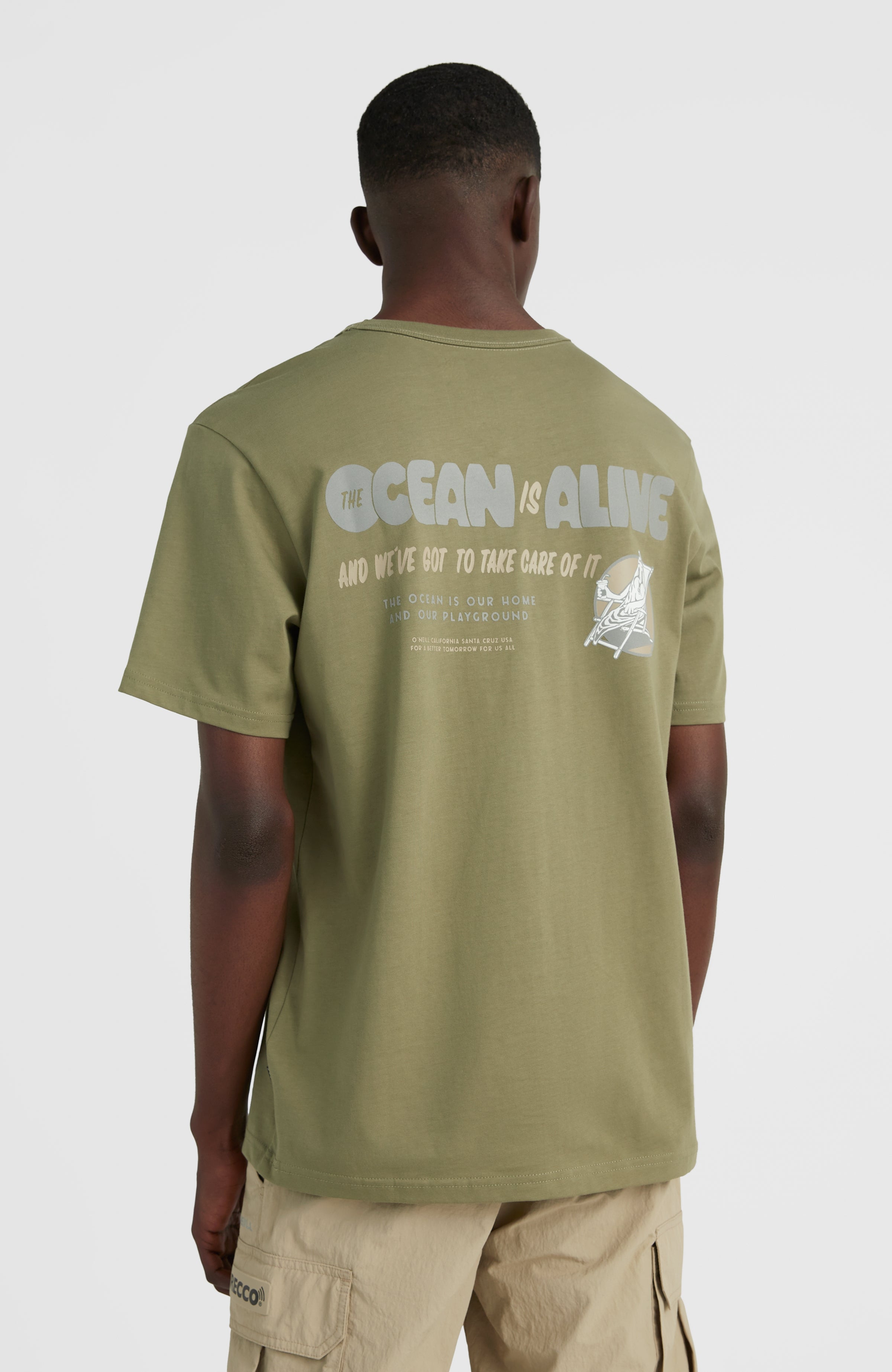 Pacific T-Shirt | Deep Lichen Green – O'Neill UK