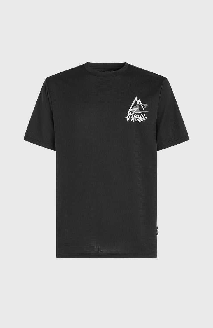 O’Neill Hybrid Logo Polygiene T-Shirt | Black Out