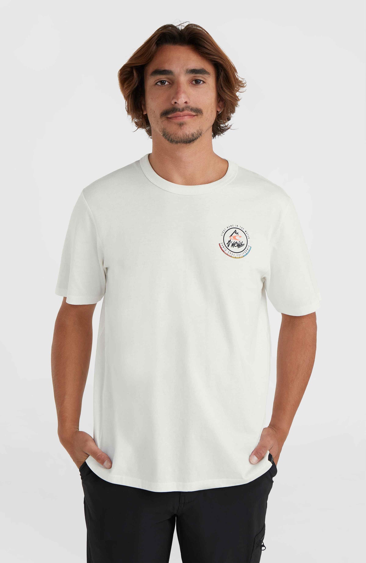 O'Neill TRVLR Series Back Print Polygiene T-Shirt | Snow White