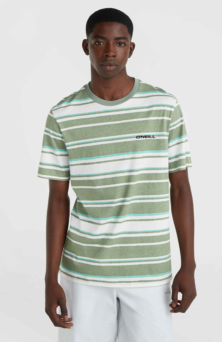 Mix and Match Stripe T-Shirt | Green Bold Stripes