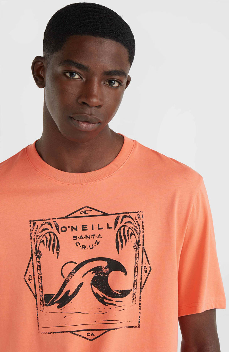 Mix and Match Wave T-Shirt | Living Coral