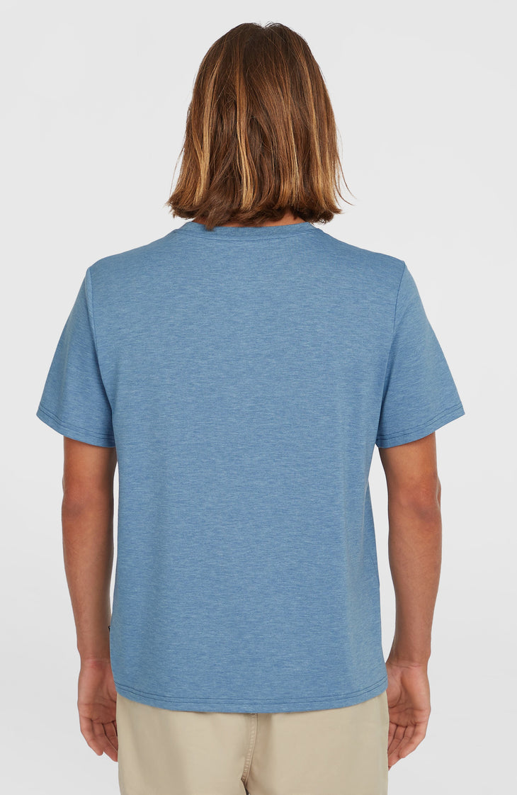O'Riginals Hybrid Polygiene Graphic T-Shirt | Copen Blue