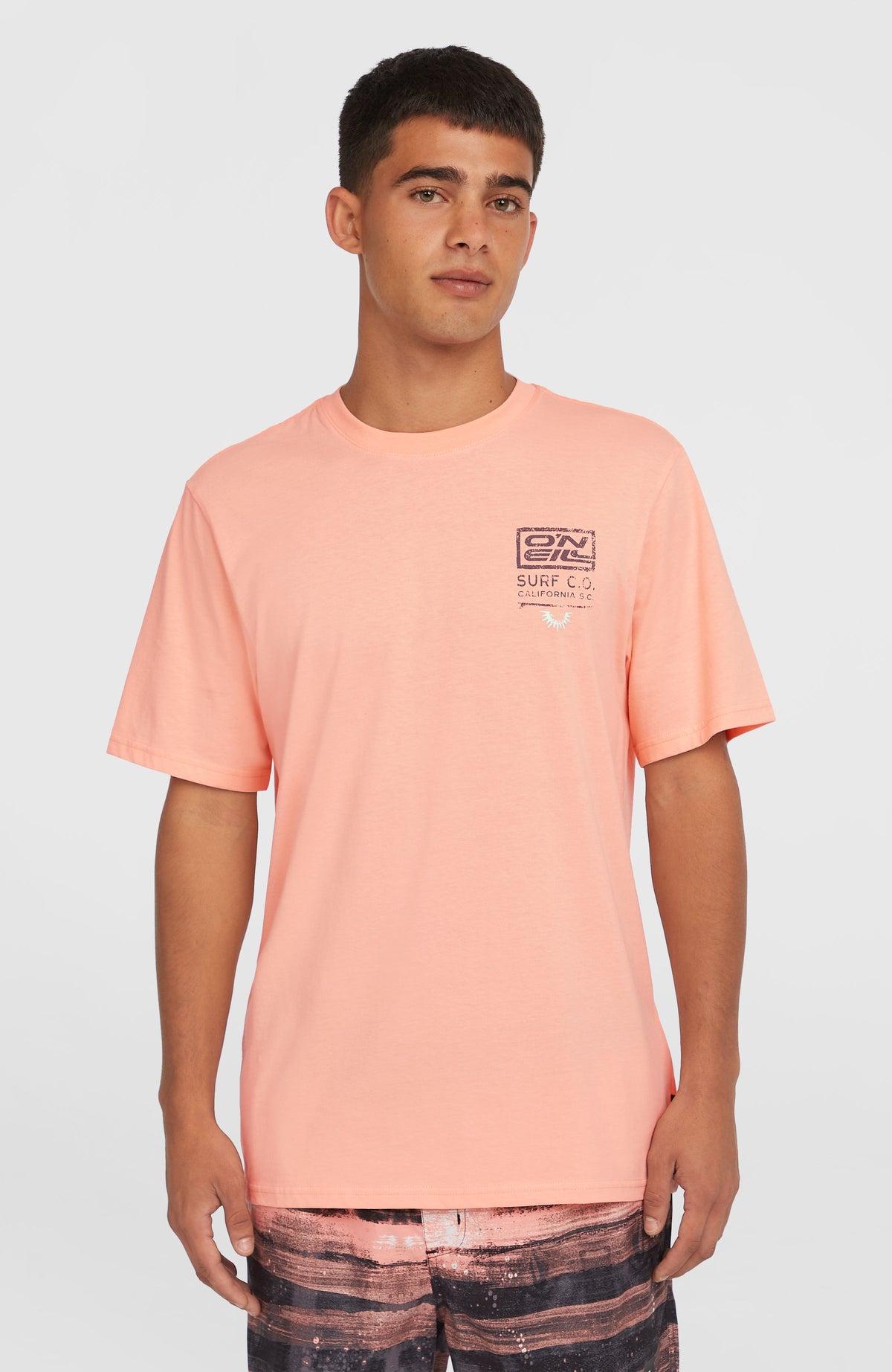 Retro Graphic T-Shirt | Coral Pop