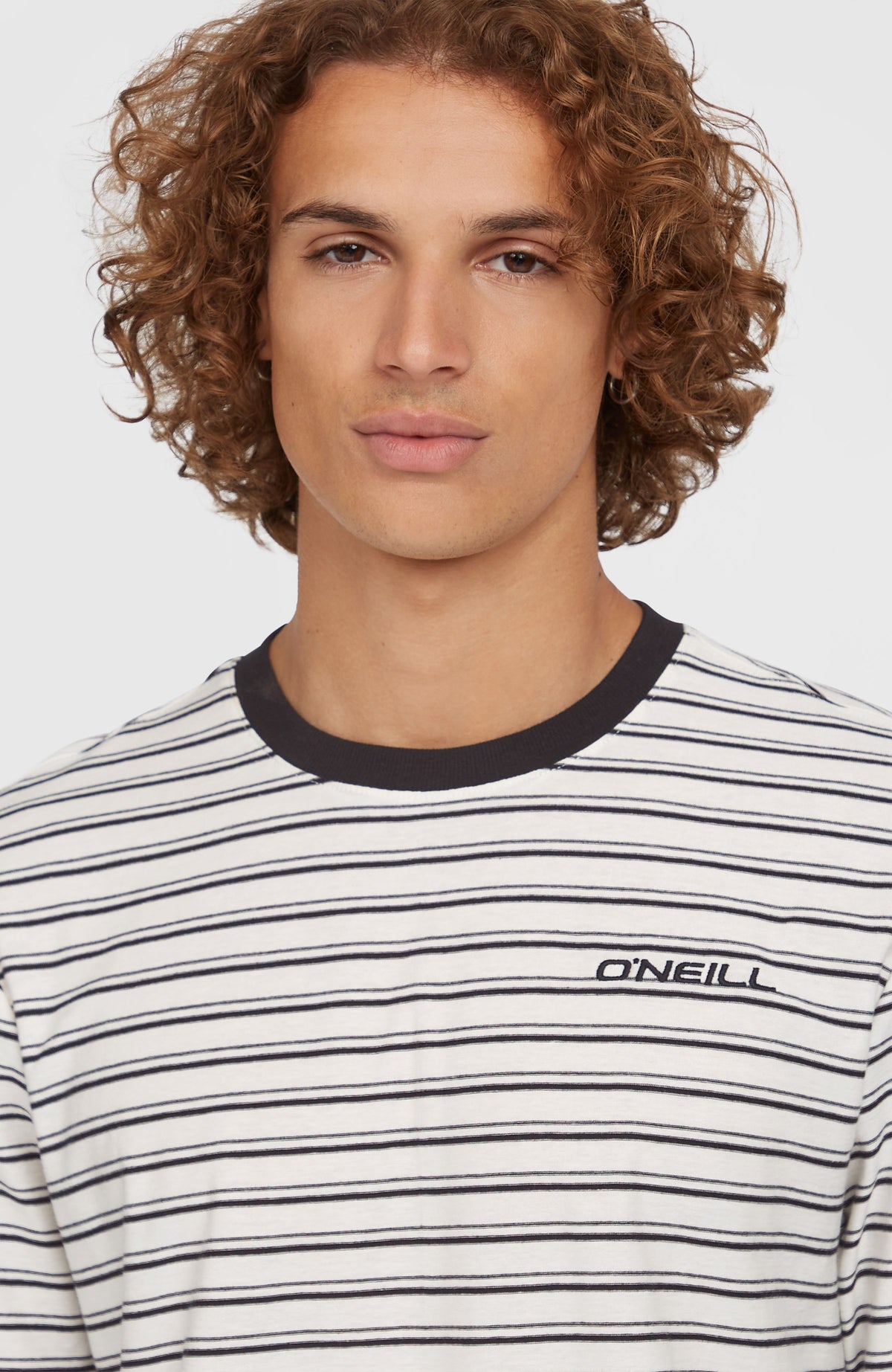 Yarn Stripe T-Shirt | White Cali Stripe