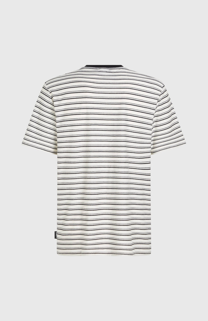 Yarn Stripe T-Shirt | White Cali Stripe
