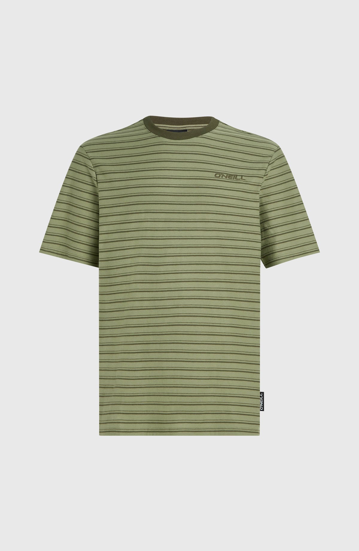Yarn Stripe T-Shirt | Green Cali Tee Stripe