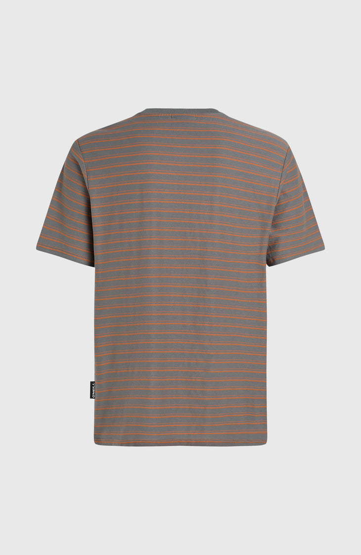 Yarn Stripe T-Shirt | Grey Cali Stripe