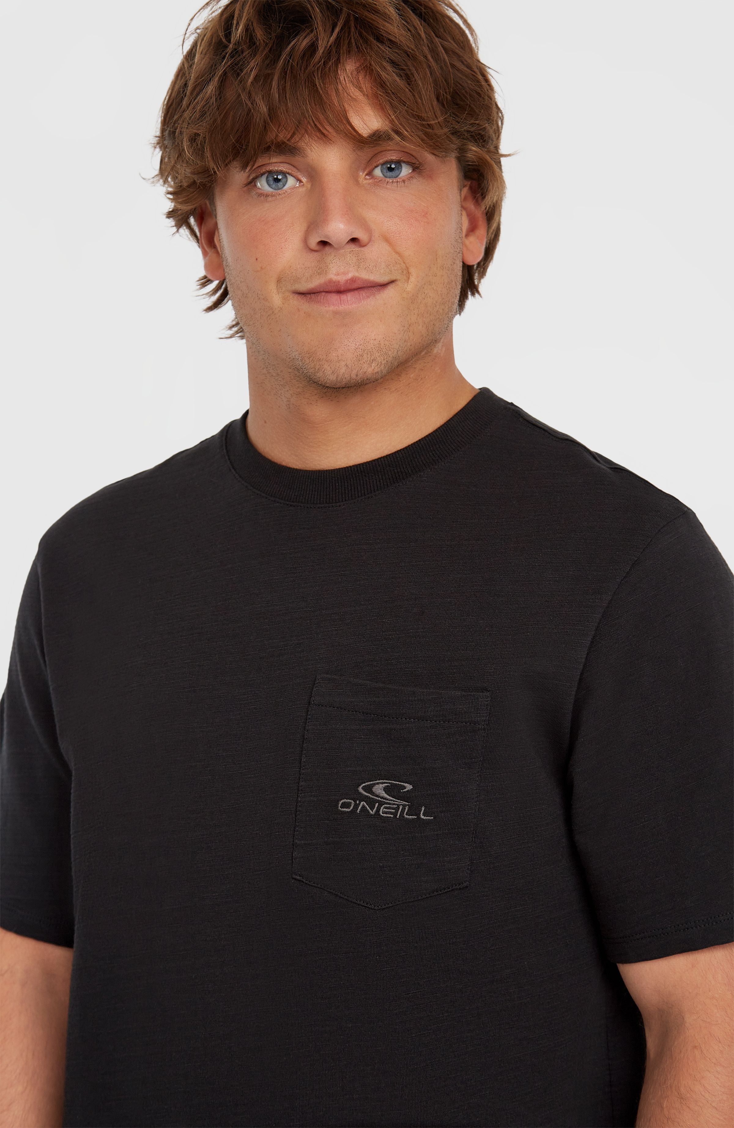 Slub Chest Pocket T-Shirt | Black Out – O'Neill UK