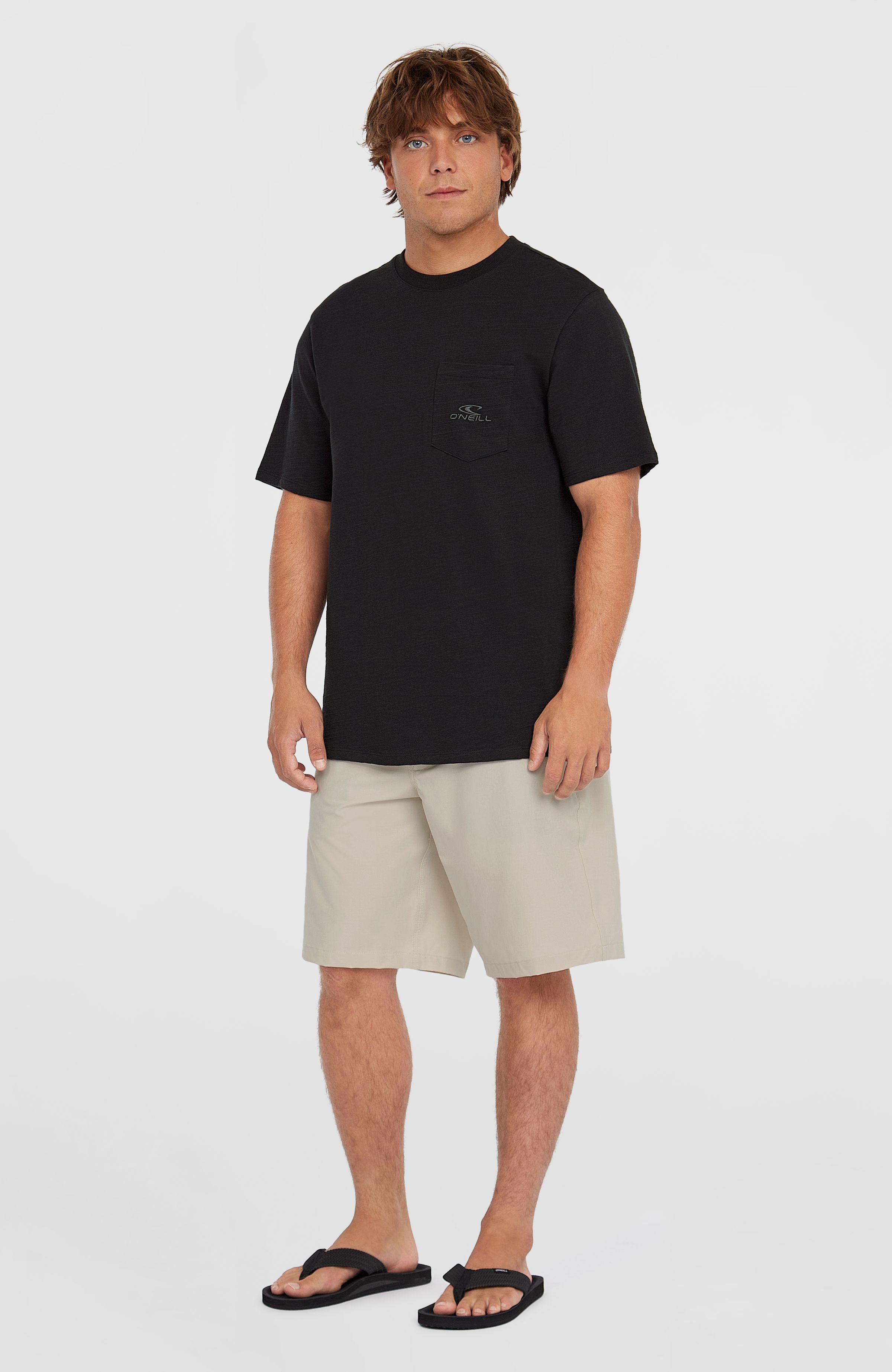 Slub Chest Pocket T-Shirt | Black Out – O'Neill UK