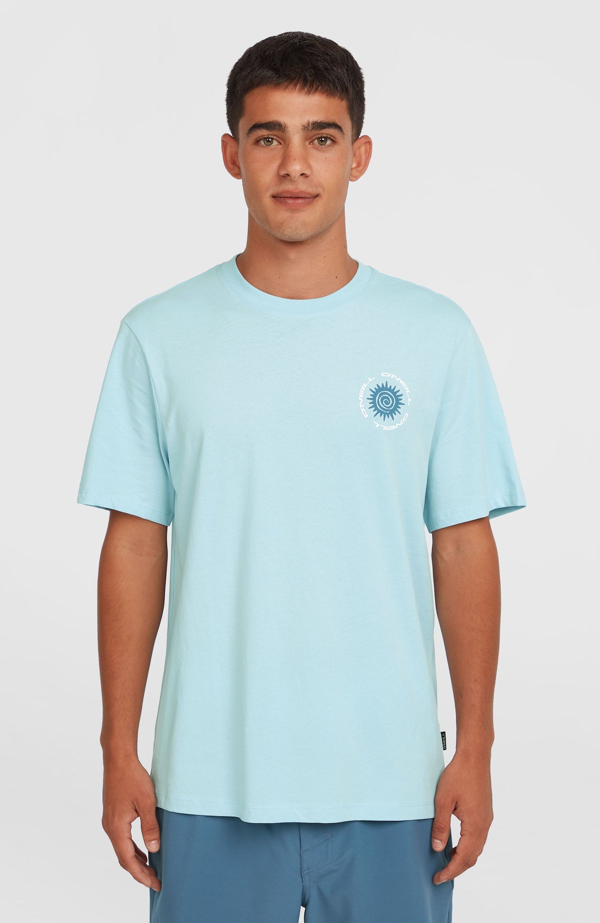 Chest Print T-Shirt | Morning Glory