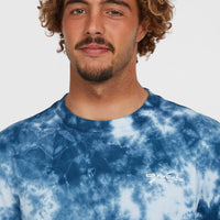 Tie Dye Graphic T-Shirt | Blue Tie Dye Print