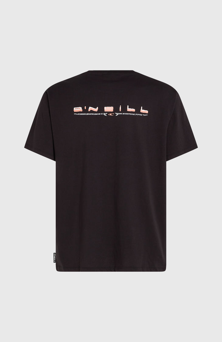 O’Neill Retro Back Print T-Shirt | Black Out