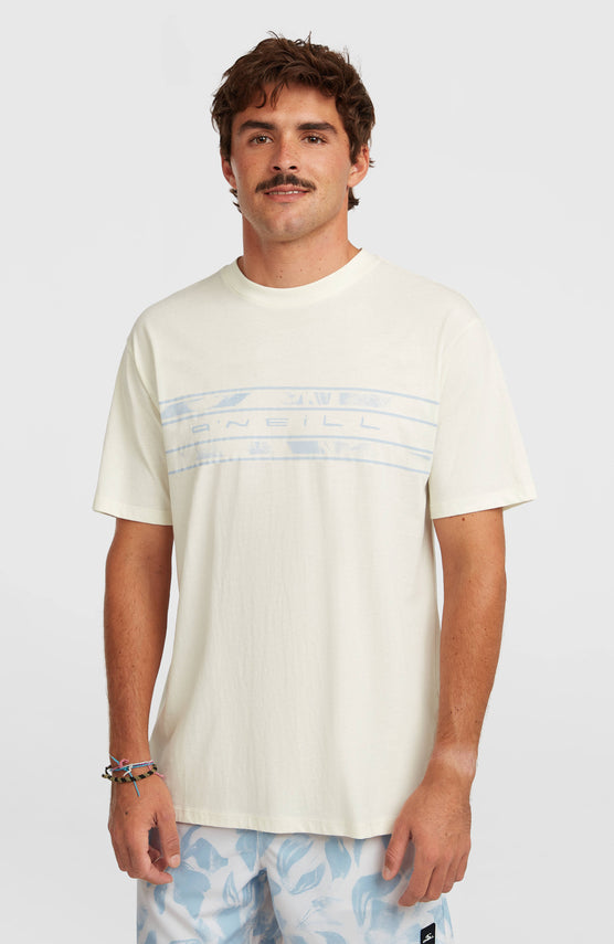 O’Neill Flower Stripe T-Shirt | Snow White