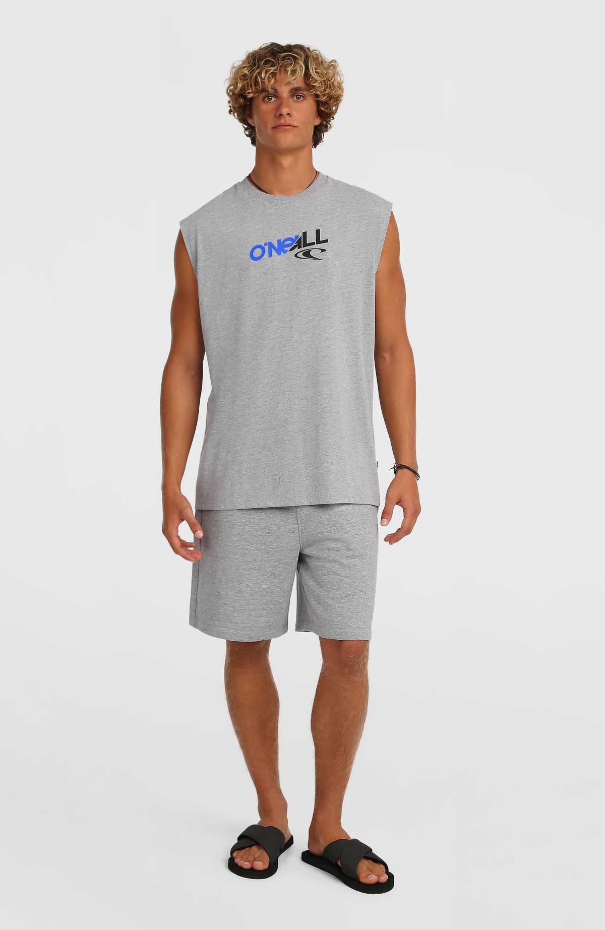 Essentials 90s Graphic Tank Top | Silver Melee